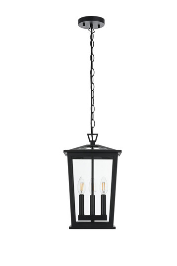Berks Three Light Outdoor Pendant in Black (173|OD333H16BK)