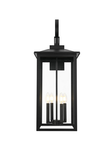 Carisle Four Light Outdoor Wall Sconce in Black (173|OD325W31BK)