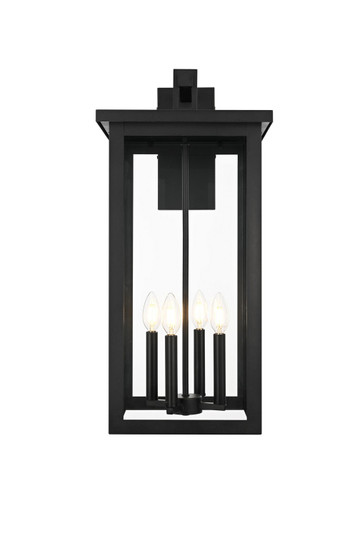 Venango Four Light Outdoor Wall Sconce in Black (173|OD324W26BK)