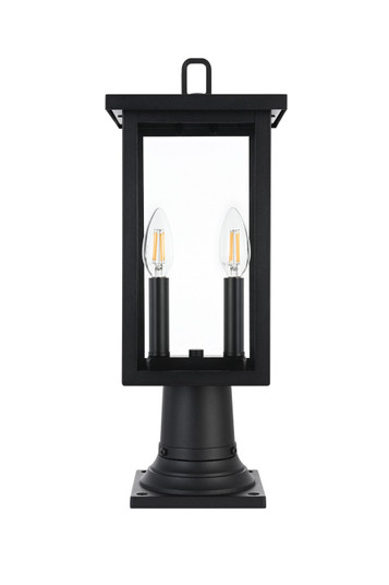 Venango Two Light Outdoor Post Mount in Black (173|OD324P19BK)