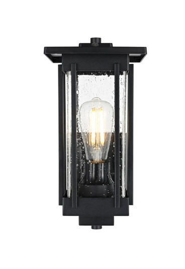 Melvale One Light Outdoor Wall Sconce in Black (173|OD322W13BK)