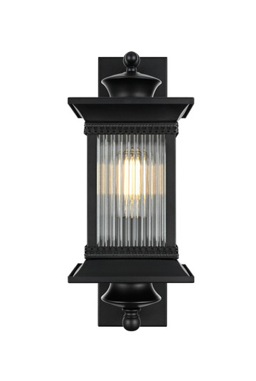 Collins One Light Outdoor Wall Sconce in Black (173|OD316W19BK)