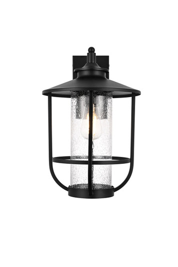Janney One Light Outdoor Wall Sconce in Black (173|OD314W17BK)