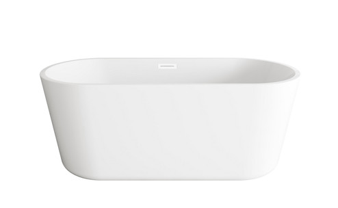 Odette Soaking Bathtub in Glossy White (173|BT10659GWWHT)