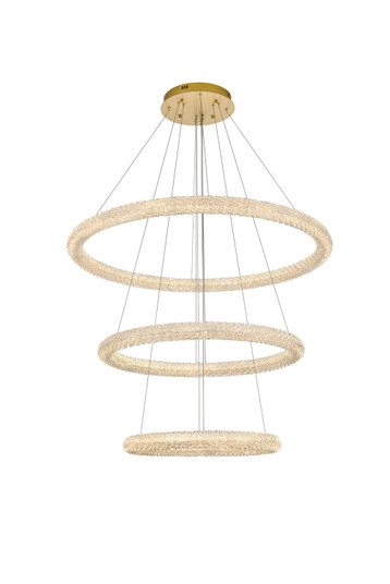 Bowen LED Chandelier in Satin Gold (173|3800G41LSG)