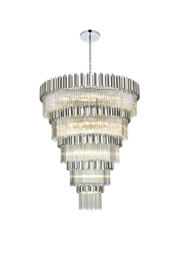 Willow 43 Light Chandelier in Chrome and Clear (173|3400GR59C)