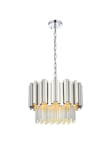 Willow Four Light Chandelier in Chrome and Clear (173|3400D16C)