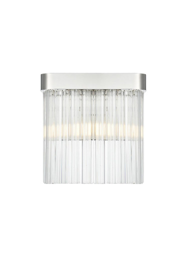 Harlow One Light Wall Sconce in Chrome and Clear (173|1070W9C)