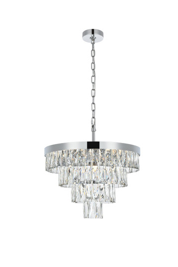 Josephine Ten Light Chandelier in Chrome and Clear (173|1060D20C)