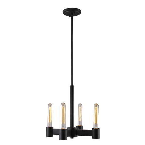 Broyles Four Light Chandelier in Matte Black (217|204552A)