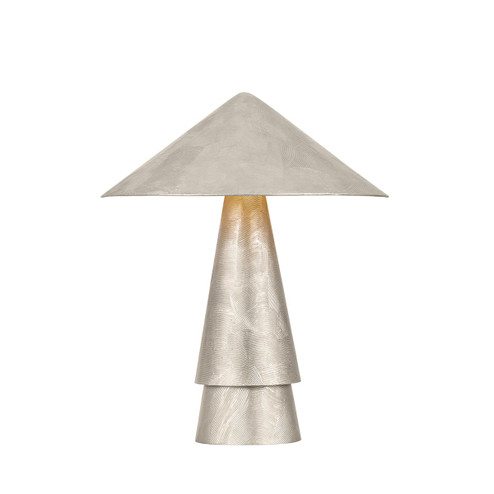Foxton One Light Table Lamp in Warm Silver Leaf (70|L2522WSL)