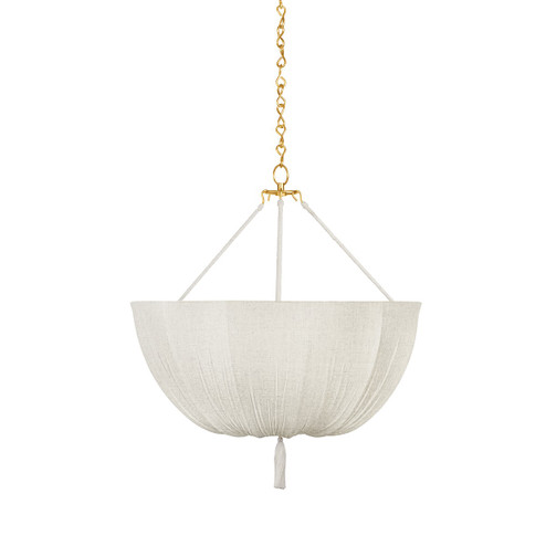 Carolina Three Light Pendant in Aged Brass (70|CB5730AGB)