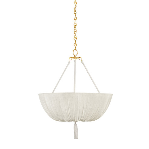 Carolina Three Light Pendant in Aged Brass (70|CB5722AGB)