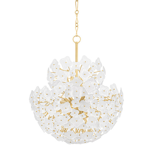 Barrytown 13 Light Chandelier in Vintage Gold Leaf (70|5613VGL)