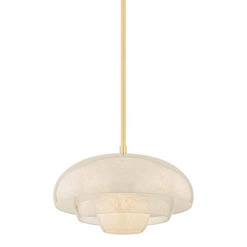 Auburndale One Light Pendant in Aged Brass (70|3718AGB)