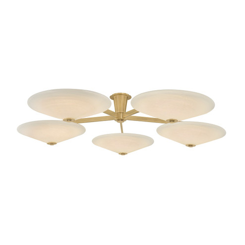 Cologne LED Flush Mount in Vintage Brass (68|52160VB)