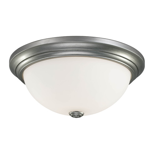 None Two Light Flushmount in Rubbed Silver (59|5403RS)