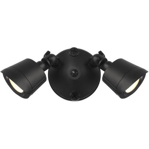 LED Double Flood Light in Matte Black (51|4FLOODA23CCTBK)