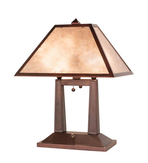 Mission Two Light Table Lamp in Mahogany Bronze Mahogany Bronze (57|283303)