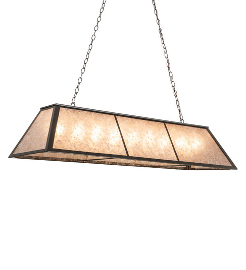 Tri-Panel Nine Light Pendant in Bronze (57|282632)