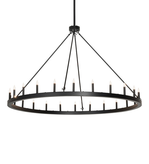 Loxley 24 Light Chandelier in Textured Black (57|271642)