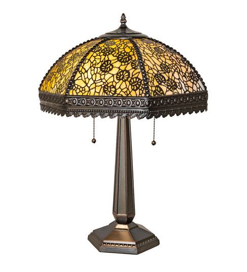 Lotus Leaf Two Light Table Lamp in Craftsman BrownMahogany Bronze (57|231700)