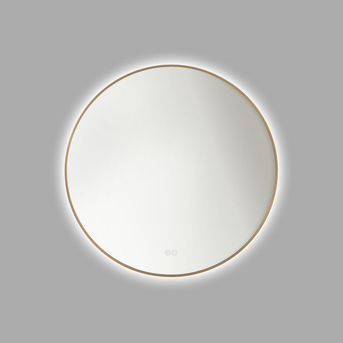Cadre Mirror in Satin Brass (1|MREL1430SB)