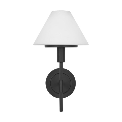 Mendota Wall Sconce in Midnight Black (1|GLW1011MBK)