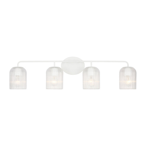 Eisele Four Light Vanity in Matte White (1|GLV1134MWT)