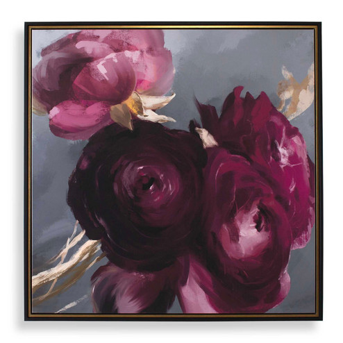 Plum Ranculus Framed Art in Gold (52|32481)
