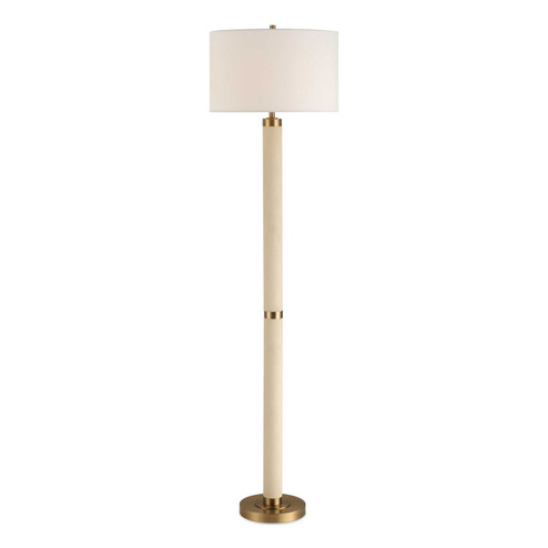 Wessex One Light Floor Lamp in Antique Brushed Brass (52|30551)
