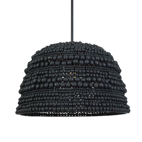 Persephone One Light Pendant in Matte Black (52|21623)