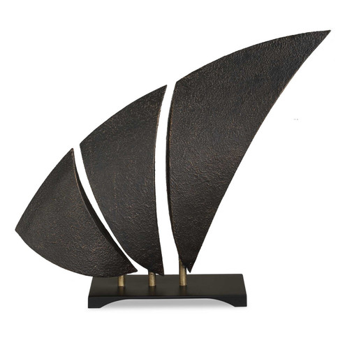 Wind Crest Sculpture in Textured Dark Bronze (52|18273)