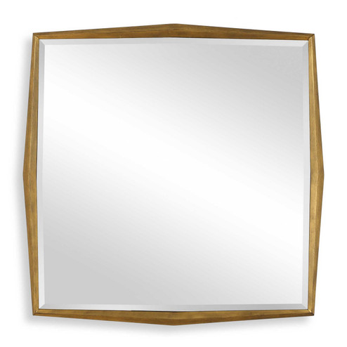 On Point Mirror in Antiqued Gold Leaf (52|08258)