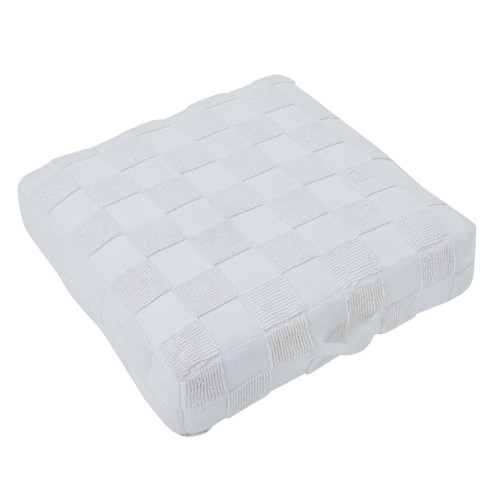 Persona Floor Pouf in Ivory (443|PF045)
