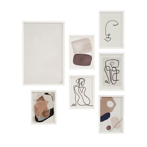Priyanka Wall Art in White (443|PA0028)