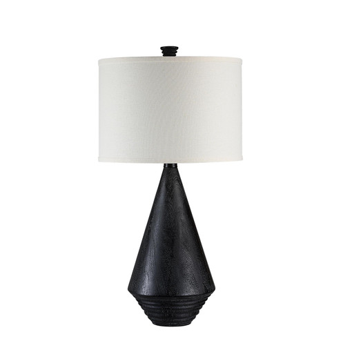 Tortora One Light Table Lamp in Matte Black Wash (443|LPT1357)