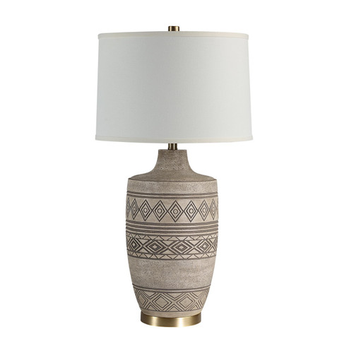 Charlize One Light Table Lamp in Beige With Wash (443|LPT1327)
