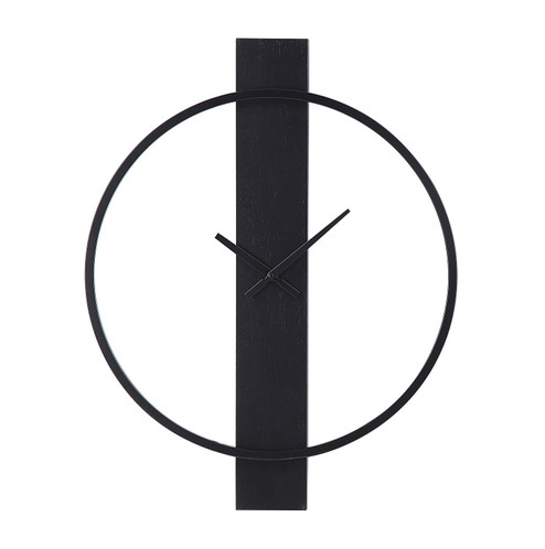 Romane Wall Clock in Matte Black (443|CL255)