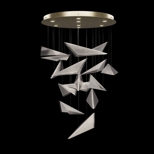 Volo LED Pendant in Soft Gold/Clear Linear (48|10012051)