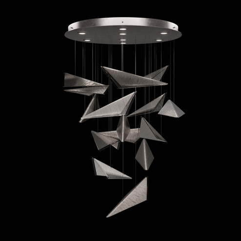 Volo LED Pendant in Silver/Smoke Linear (48|10012042)