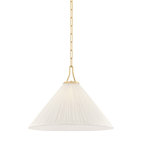 Merida One Light Pendant in Aged Brass (428|H1076701LAGB)