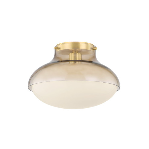 Gianna One Light Flush Mount in Aged Brass (428|H1061501AGB)
