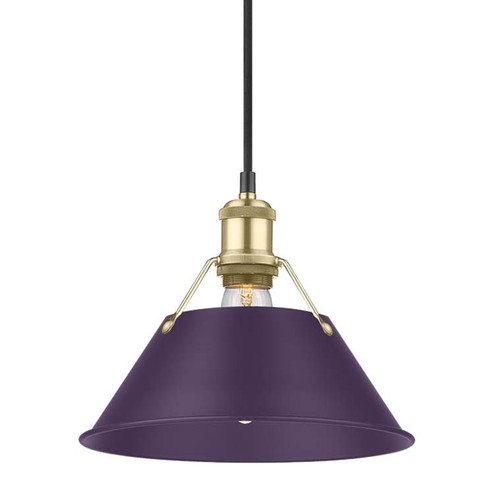 Orwell One Light Pendant in Brushed Champagne Brass (62|3306MBCBEP)