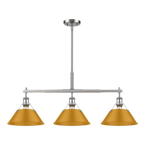 Orwell Three Light Linear Pendant in Pewter (62|3306LPPWAY)