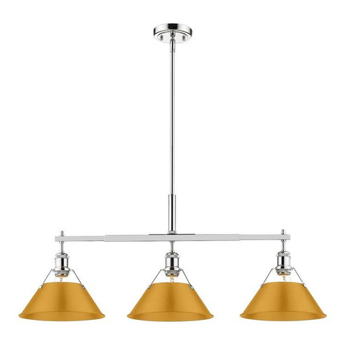 Orwell Three Light Linear Pendant in Chrome (62|3306LPCHAY)