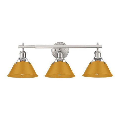 Orwell Three Light Vanity in Pewter (62|3306BA3PWAY)