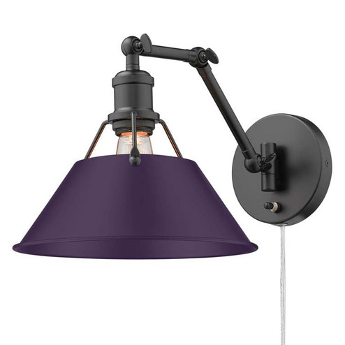 Orwell One Light Wall Sconce in Matte Black (62|3306A1WBLKEP)