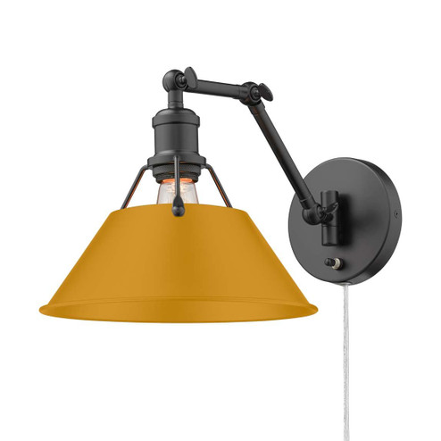 Orwell One Light Wall Sconce in Matte Black (62|3306A1WBLKAY)