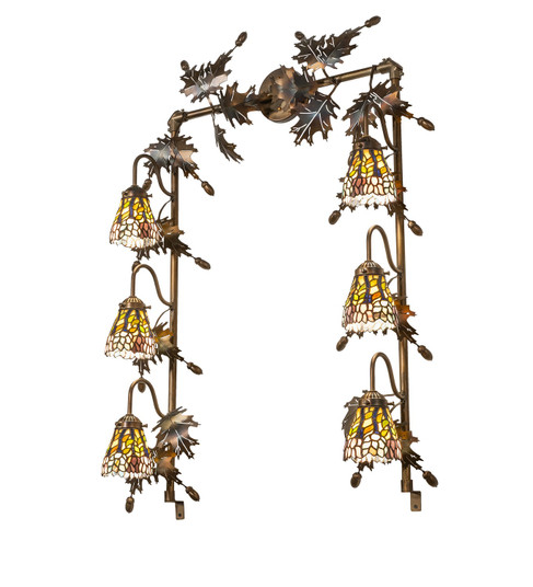 Wisteria Six Light Vanity in Dark Burnished Antique Copper (57|286814)